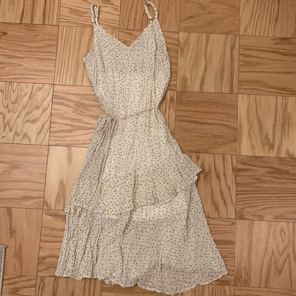 Tan Taupe Midi dress size S